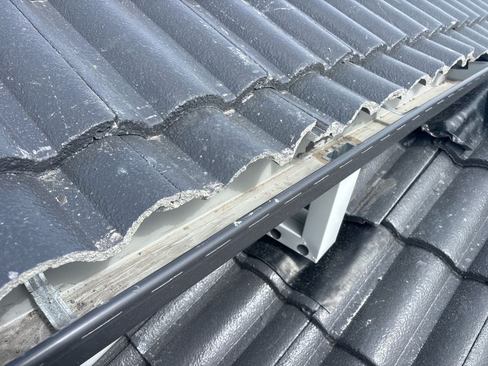 Roof tile lines running wavy across the roof plane, found during a fixing inspection in Beveridge